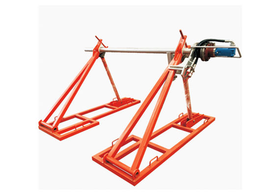 Adjustable Underground Wire Reel Stand Cable Drum Tools 10T With
